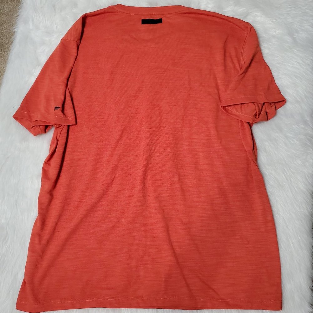 Fabletics The Front Row Training Tee, Orange, Xxl - image 3